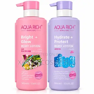 AQUA RICH Bright + Glow & Hydrate + Protect Body Lotion