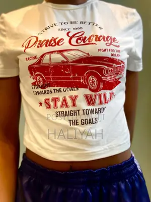 Graphic Crop Top