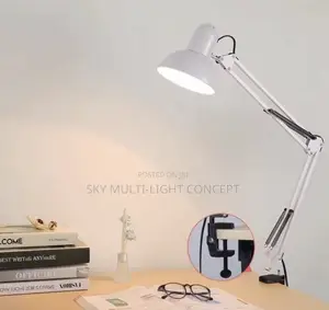 American Folding White Desk Lamp
