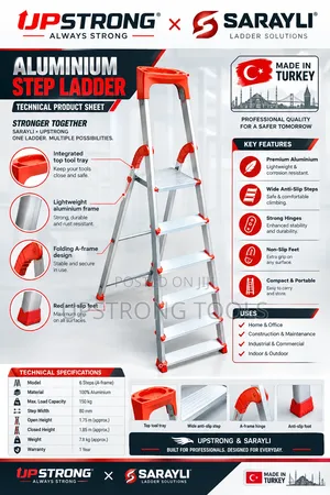 Aluminium 6 Steps Ladder
