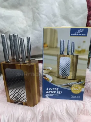 6pcs Diamond Design Block Knife Sets