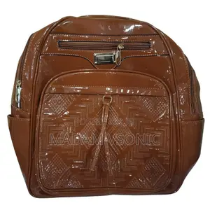 Luxury Brown Backpack Bag