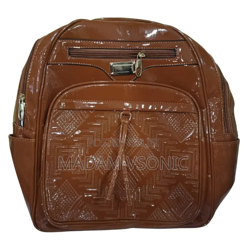 Luxury Brown Backpack Bag