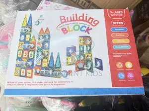 Brand New 97-Piece Magnetic Building Blocks & Pipeline Track Toy Set