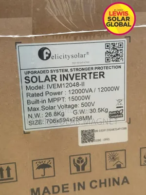 12kw Original Felicity Hybrid Solar Inverter With Wifi Available Now