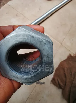 Heavy-Duty Industrial Hex Structural Stud Nut