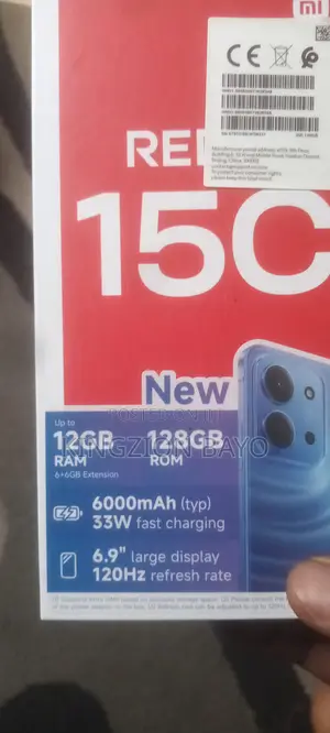 Xiaomi Redmi 15C 4G 128 GB Black