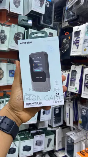Green Lion Connect 5G Portable MiFi Router – Wi-Fi 6 High-Speed Pocket
