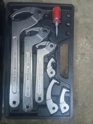 Adjustable Hook and Pin Spanner Wrench Set/ C - Spanner Set