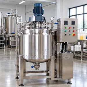 Industrial Stainless Steel Heating & Mixing Tank