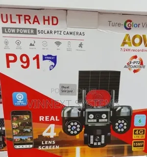 Ultra HD Lower Power Solar PTZ Camera