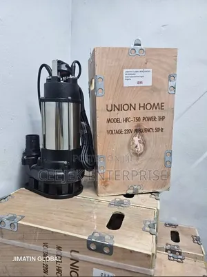 1hp Union Home Sewage Pump
