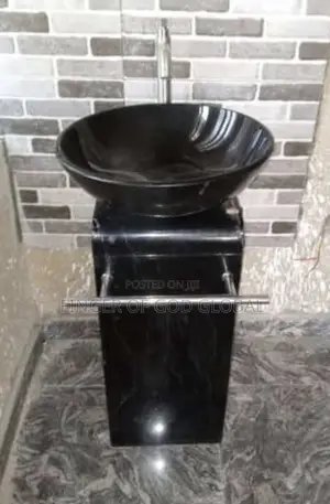 Dining Black Glass Wash Hand Basin