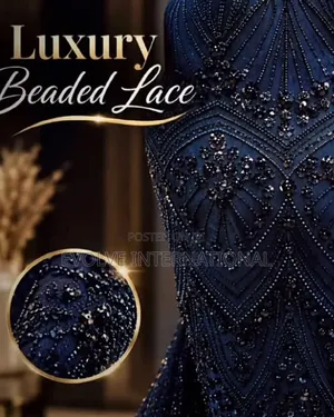 Premium Beaded Lace for Aso Ebi