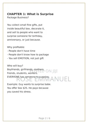 Ebooks on Surprise Package Guide