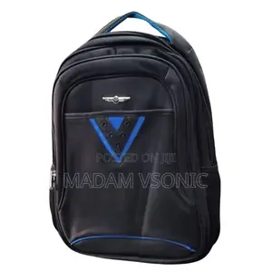 Stylish HP Power Black and Blue Colour Backpack Bag