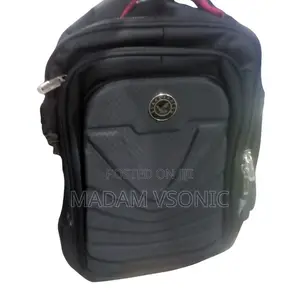 Stylish Black & Navy Blue StarExpress Backpack Bag