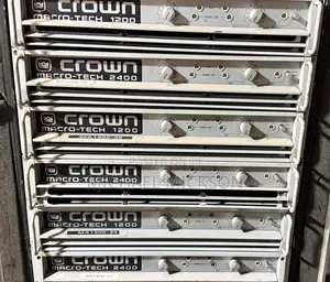 Crown Amcron Macro-Tech 2400 and 1200