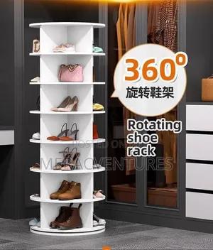 8 Layer Rotating Shoe Rack