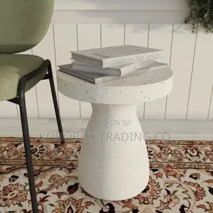 Modern Marble Side Table ( White)