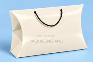 Wedding Souvenir Pillow Bags, Plain A4 With Rope Handle for Parties