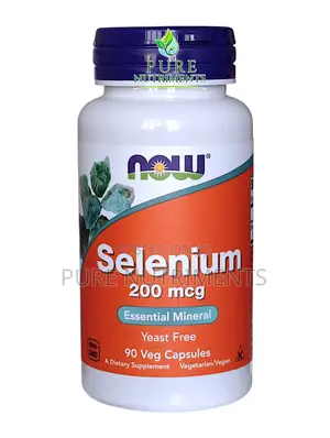 NOW Foods Selenium 200 MCG 90 Veg Caps for Thyroid & Immune Health