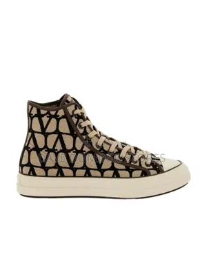 Original Valentino Garavani Toile Iconographe Totaloop Hightop Sneaker