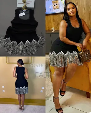 Sexy Gown With Fringe