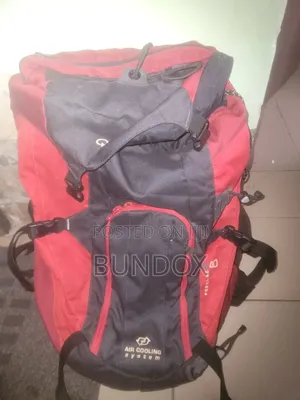 Quechua Forclaz M Travel & Hiking Backpack (Red/Grey)
