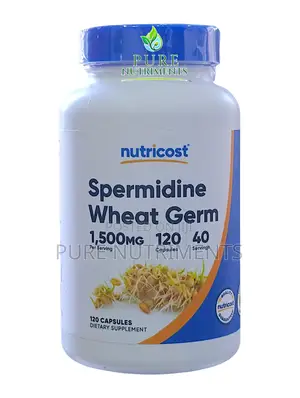 Nutricost Spermidine Wheat Germ 1,500 Mg 120 Caps & Longevity Support