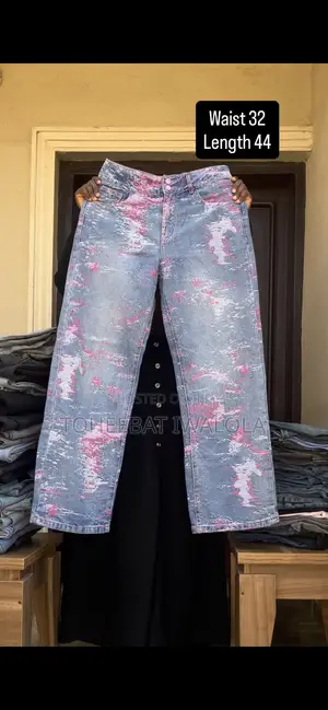 Unisex Quality Thrifted Baggy Jean
