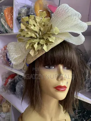 Gold Fascinator Available