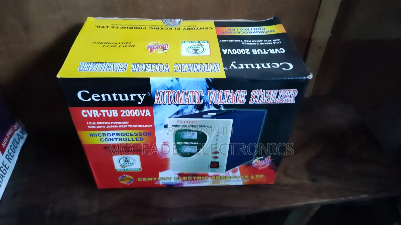 Century 2000w  Copper Coil Automatic Voltage Regulator/Stabilizer