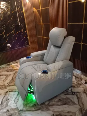 Ergonomic Recliner Armchair – High Density Leatherette Single Sofa