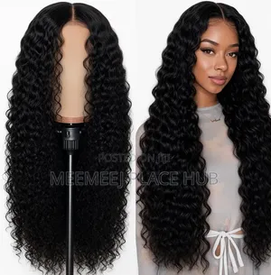 Human Hair Closure Jerry Curl Wig