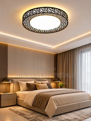 Modern Geometric LED Flush Mount Ceiling Light