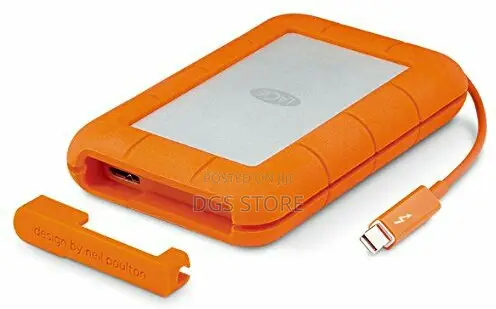 Lacie Rugged Thunderbolt 2tb and USB 3.0 Portable Hard Drive
