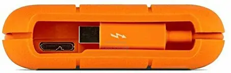 Lacie Rugged Thunderbolt 2tb and USB 3.0 Portable Hard Drive