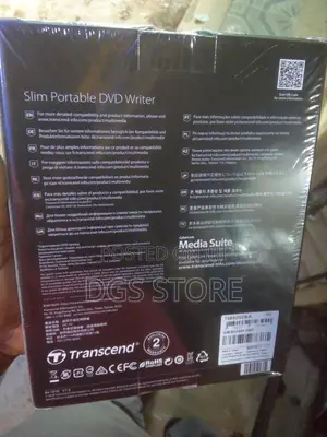 Transcend Extra Slim Portable DVD Writer Optical Drive
