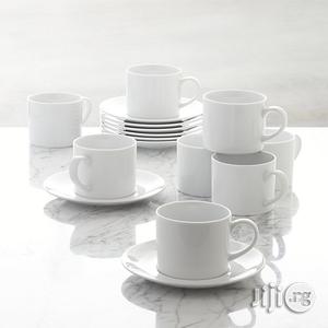 Set Of 12 Aspen Cups And Saucerscrate And Barrel Exclusive