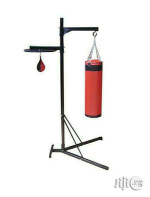 Punching Bag With Stand and Speed Ball