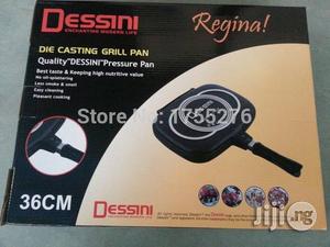 36cm Die-cast Aluminum Non-stick Marble Coating Double Sided Pan
