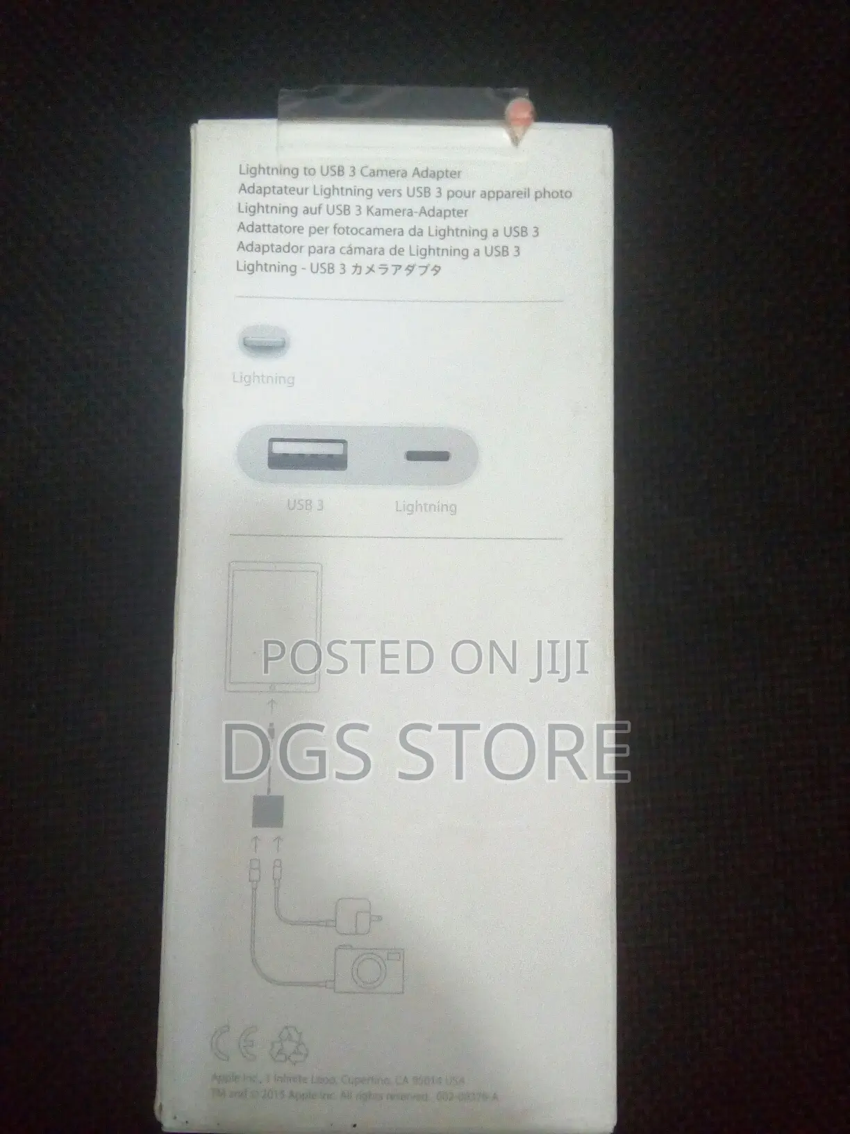 Lightning to Usb 3 Camera Adapter