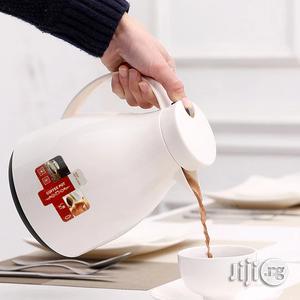 1L Thermos Kettle Large Capacity Household Insulation Jug Pure Color