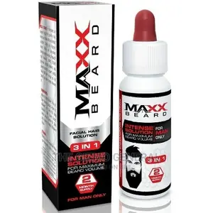 Maxx Beard No-1 Facial Hair Solution - 2 Months Supply