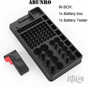 USA Abunro Battery Tester And Battery Storage Organizer Case