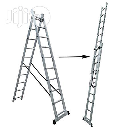 2 Section Extension Aluminium Ladder - 2x10