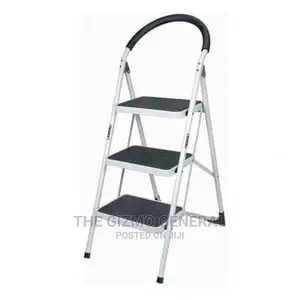 Steel Ladder Household Ladder - 3 Rungs