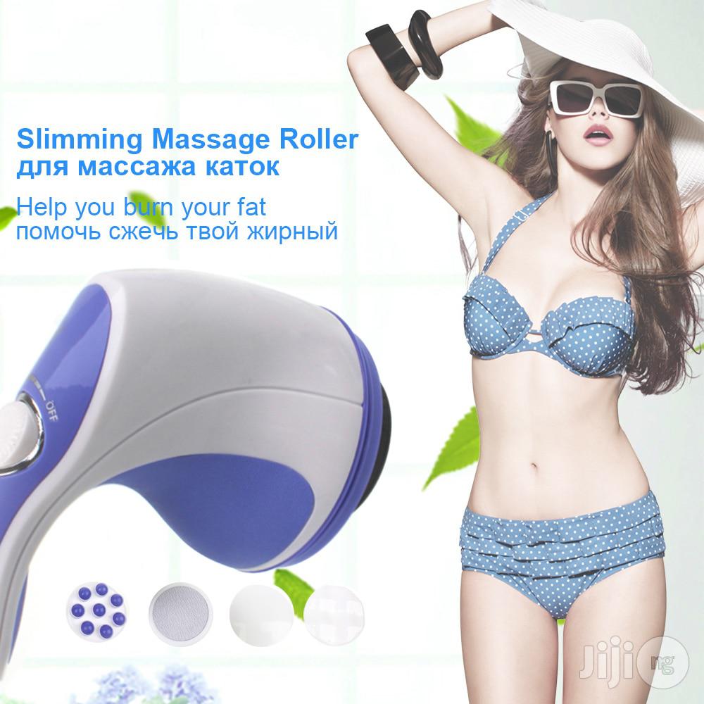 Full Relax Tone Spin Body Massager With 5 Headers Slimming Lose Weight