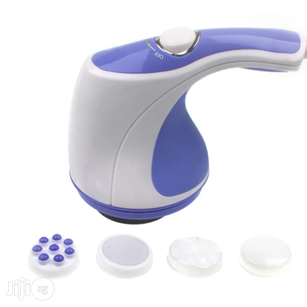 Full Relax Tone Spin Body Massager With 5 Headers Slimming Lose Weight